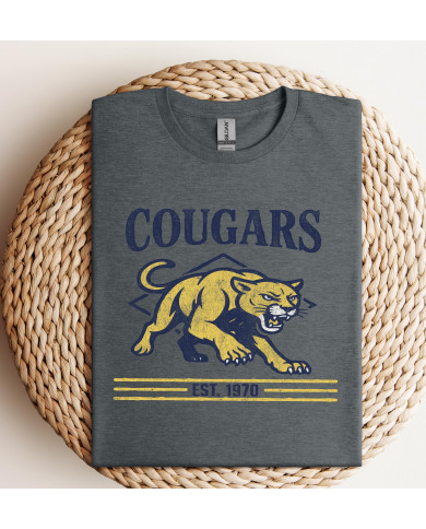 Franklin Academy Cougars Est. 1970 --Gildan