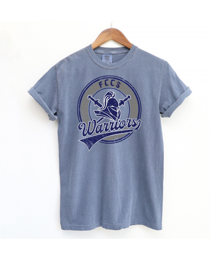 Warriors  Circle Retro