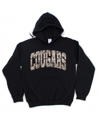 Franklin Academy Cougars Camo Arch -- Sweatshirt/Hoodies