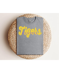 Tigers script weathered